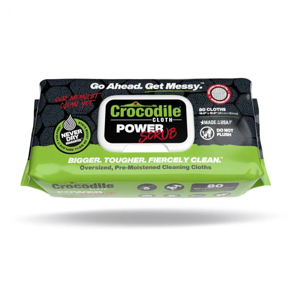 Crocodile Power Scrubs 80 CT available at Barrydowne Paint