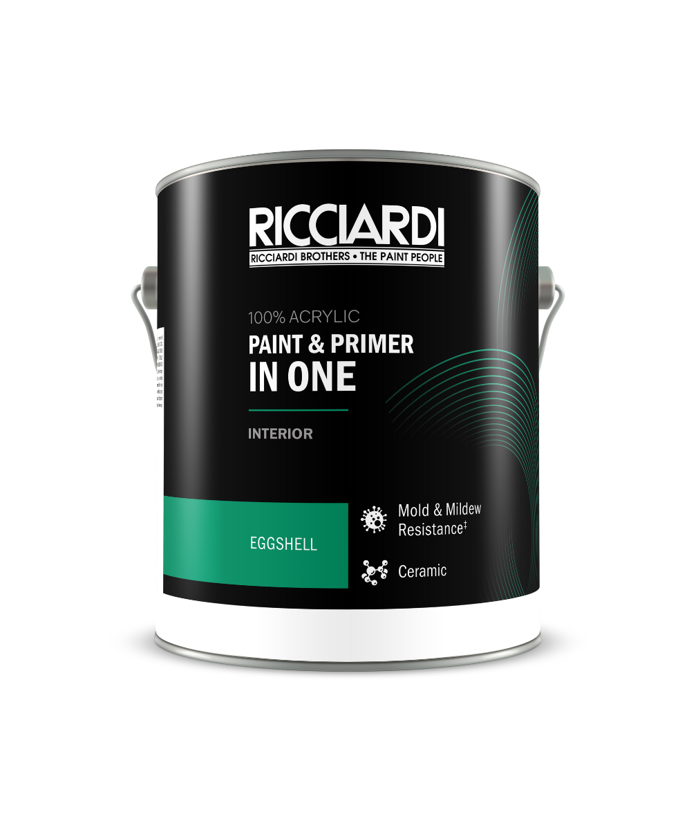 Ricciardi Brothers Interior Paint & Primer available at Riccardi Brothers - Eggshell finish