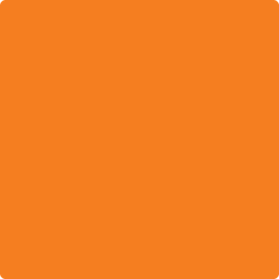 Benjamin Moore's 2016-10 Startling Orange Paint Color