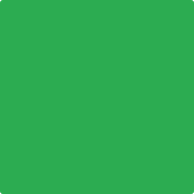 Benjamin Moore's 2033-30 Fresh Scent Green Paint Color