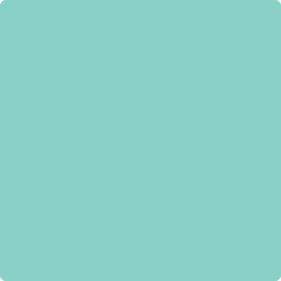 Benjamin Moore's 2044-50 Bermuda Teal Paint Color