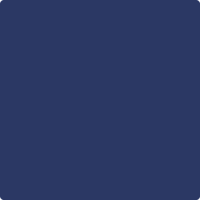 Benjamin Moore's 2065-10 Admiral Blue Paint Color