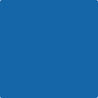 Benjamin Moore's 2065-30 Brilliant Blue Paint Color