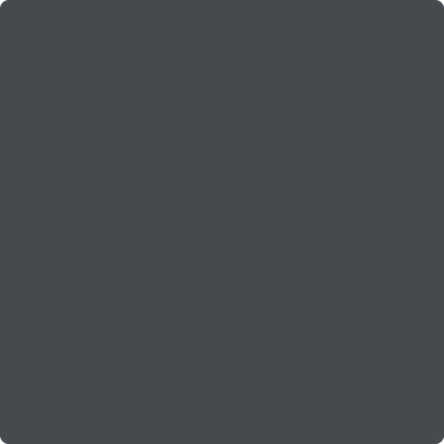 Benjamin Moore's 2132-30 Black Horizon Paint Color