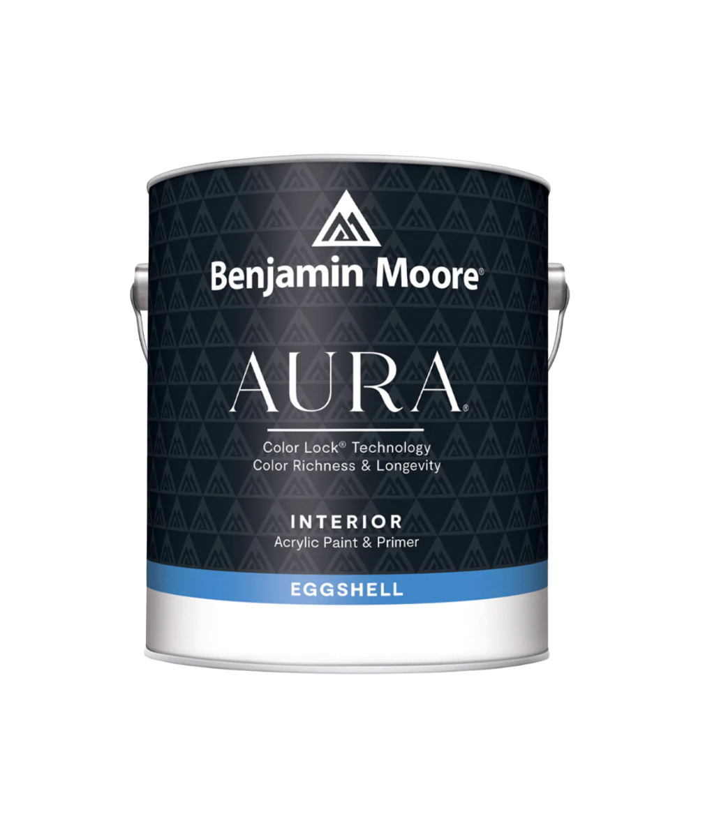 Benjamin Moore Aura Interior Paint Eggshell, available at Ricciardi Brothers.