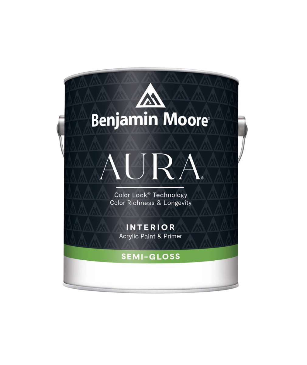 Benjamin Moore Aura Interior Paint Semi-Gloss, available at Ricciardi Brothers.