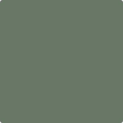 Benjamin Moore Color HC-125 Cushin Green